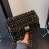 Tweed Flap Crossbody Bag
