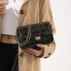 Tweed Flap Crossbody Bag