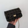 Tweed Flap Crossbody Bag