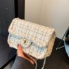 Tweed Flap Crossbody Bag