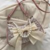 Bow Pearl Chain Crossbody Bag