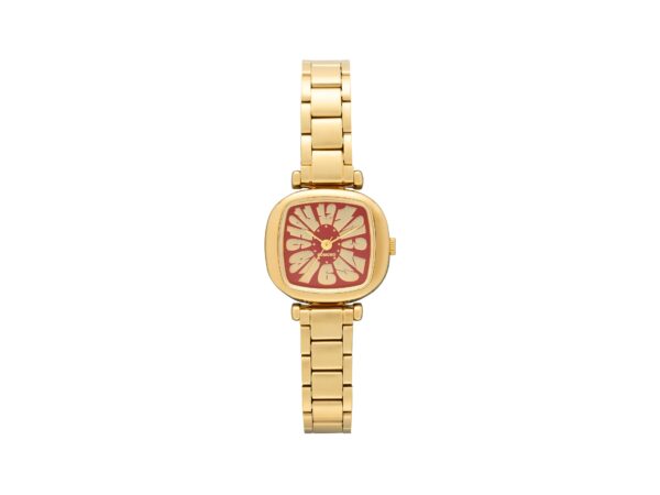 Moneypenny Flower Tire Gold Bordeaux