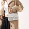 Tweed Flap Crossbody Bag