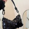 Sequin Embellished Shoulder Bag