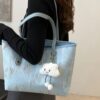 Embossed Pattern Shoulder Bag