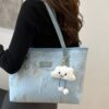 Embossed Pattern Shoulder Bag