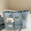 Embossed Pattern Shoulder Bag