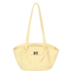 Twist Lock Winged Shoulder Tote Bag