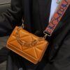 Quilted Adjustable Strap Crossbody Bag