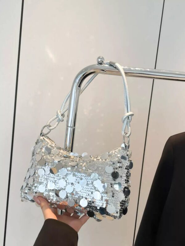 Sequin Embellished Shoulder Bag