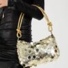 Sequin Embellished Shoulder Bag