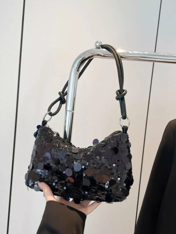 Sequin Embellished Shoulder Bag